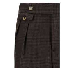 Brunello Cucinelli Brown Wool Two-Piece Suit