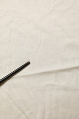 Dolce & Gabbana Off White Silk Crew Neck Short Sleeve T-shirt