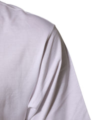 Dolce & Gabbana White Angel Print Cotton Men Crew Neck T-shirt