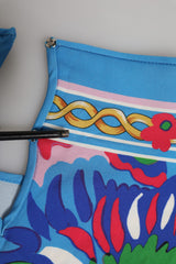 Dolce & Gabbana Multicolor Floral Printed Tunic Blouse Top