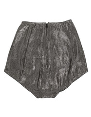 Dolce & Gabbana Gray Silk Stretch Slip Girdle Panty Underwear