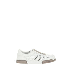Dolce & Gabbana White Lamb Ovis Aries Aries Athletic Sneakers