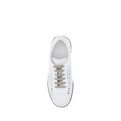Dolce & Gabbana White Lamb Ovis Aries Aries Athletic Sneakers