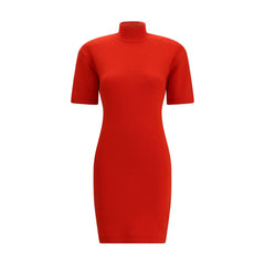 Jacquemus Red Merino Wool Casual Dress