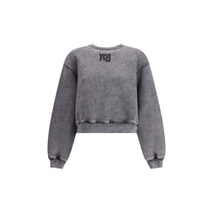 Alexander Wang Gray Cotton Sweatshirt