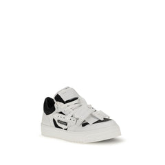Off-White White Leather Low Top Sneakers