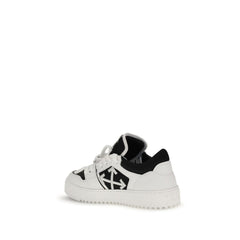 Off-White White Leather Low Top Sneakers