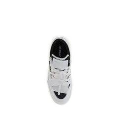 Off-White White Leather Low Top Sneakers
