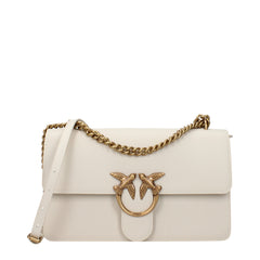 PINKO Beige Leather Crossbody Bag