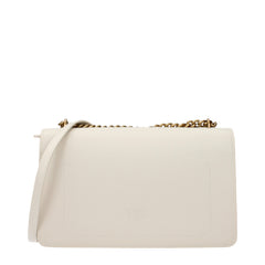 PINKO Beige Leather Crossbody Bag
