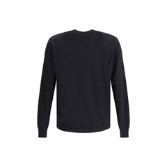 Fendi Black Fleece Wool Sweatshirt