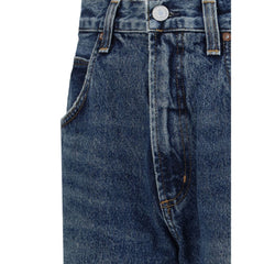 Agolde Blue Cotton Jeans Denim