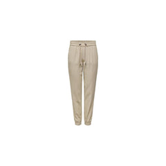 Only Beige Viscose Pant