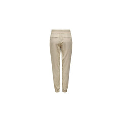 Only Beige Viscose Pant