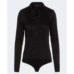 Vero Moda Black Cotton Bodysuit