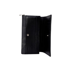 Alviero Martini Prima Classe Black Leather Wallet