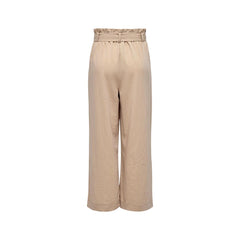 Only Beige Viscose Pant
