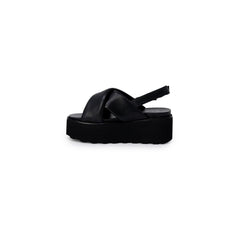 Cult Black Leather Sandal