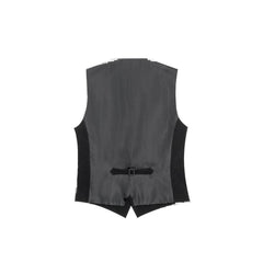 Antony Morato Black Polyester Waistcoat
