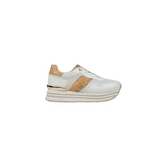 Alviero Martini Prima Classe White Polyethylene Platform Sneakers
