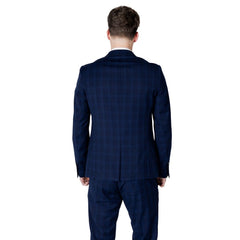 Antony Morato Blue Polyester Blazer
