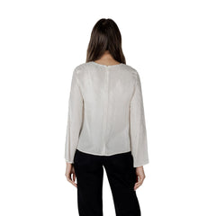 Armani Exchange Cream Viscose Blouse