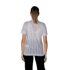 Armani Exchange White Polyester T-Shirt