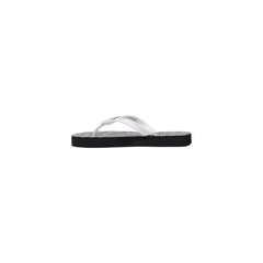 Armani Exchange Black And White Rubber Flip-Flop Sandals