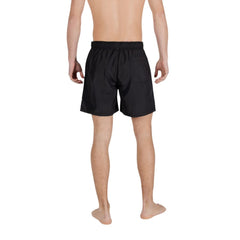 Armani Exchange Black Polyester Swim Shorts