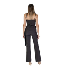 Rinascimento Black Polyester Jumpsuit