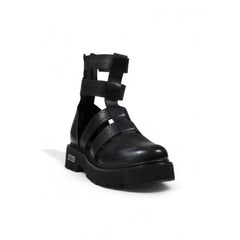 Cult Black Leather Sandal