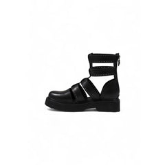 Cult Black Leather Sandal