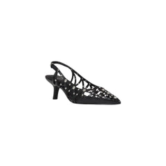 ASH Black Leather High Heel