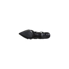 ASH Black Leather High Heel