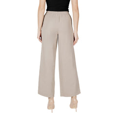 Only Beige Viscose Pant