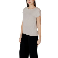 Street One Beige Polyester T-Shirt