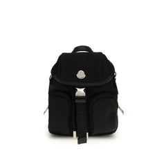 Moncler Black Leather Backpack