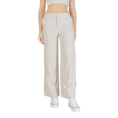 Only Beige Viscose Pant