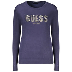 Guess Jeans Blue Viscose Sweater