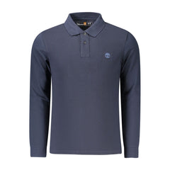 Timberland Blue Cotton Men Polo Shirt