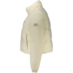 Guess Jeans White Polyester Jackets & Coat