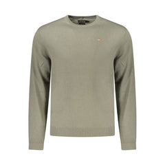 Napapijri Green Wool Men Sweater