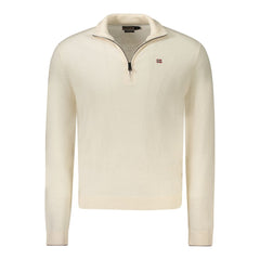 Napapijri White Wool Men Sweater