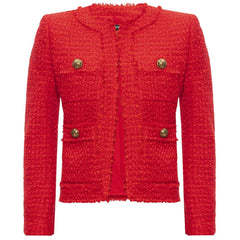 Balmain Red Nylon Suits & Blazer