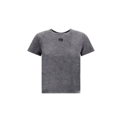 Alexander Wang Gray Cotton T-Shirt