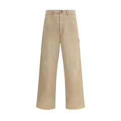 Margiela Beige Cotton Casual Pants