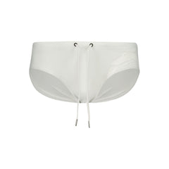 Trussardi White Elastane Swimwear