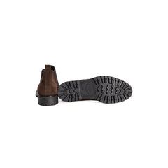 Roberto Pepe Luxury Brown Calfskin Men Boot