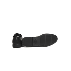 Cerruti 1881 Black Leather Men Derby Shoe