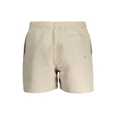 Calvin Klein Beige Polyester Men's Swim Trunk